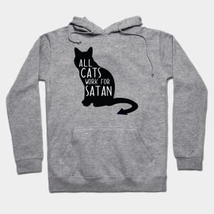 All cats work for Satan Hoodie